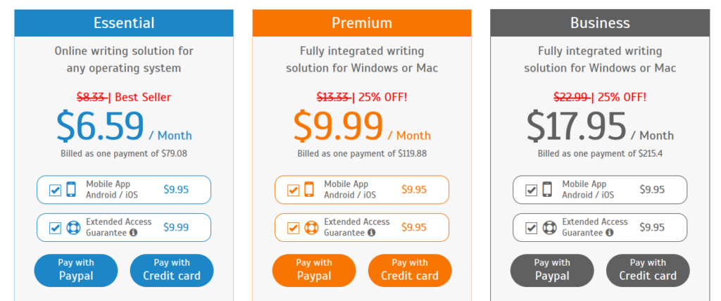 WhiteSmoke review and pricing for best writing apps for writers writing tool online