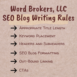 SEO Blog Writing Rules, Formatting, and Best Practices